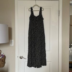 Floral wide leg jumpsuit